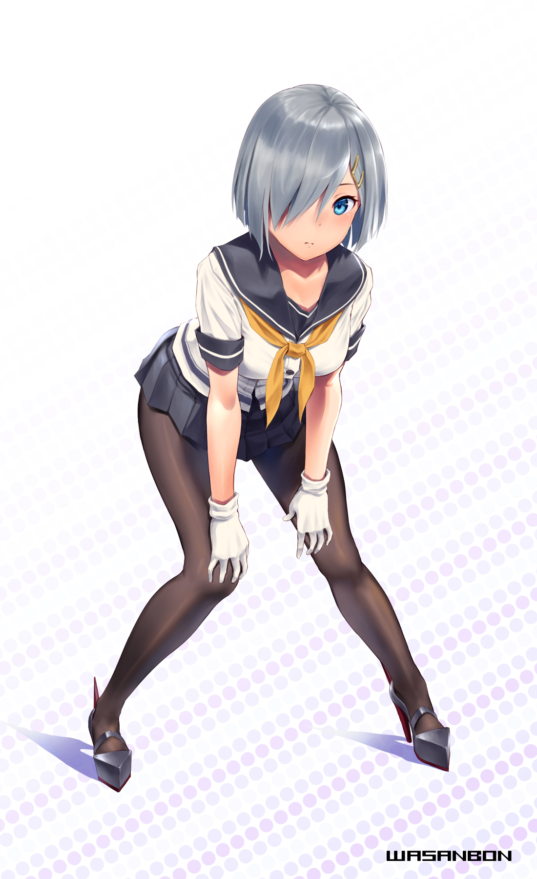 Wa Genryusui Kantai Collection Hamakaze Kancolle Heels Pantyhose